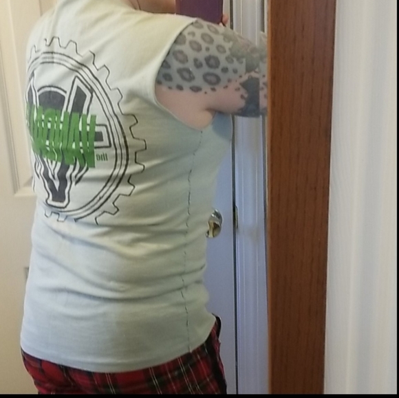 VANDALS One of a Kind Bleached Hand Stitched Shirt - Picture 16 of 16